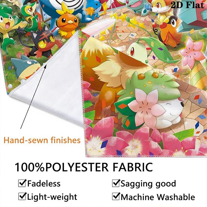 Eevee Its Evolutions Tapestry Fashion Print Background Cloth Background Cloth Wall Covering Decoration Soft