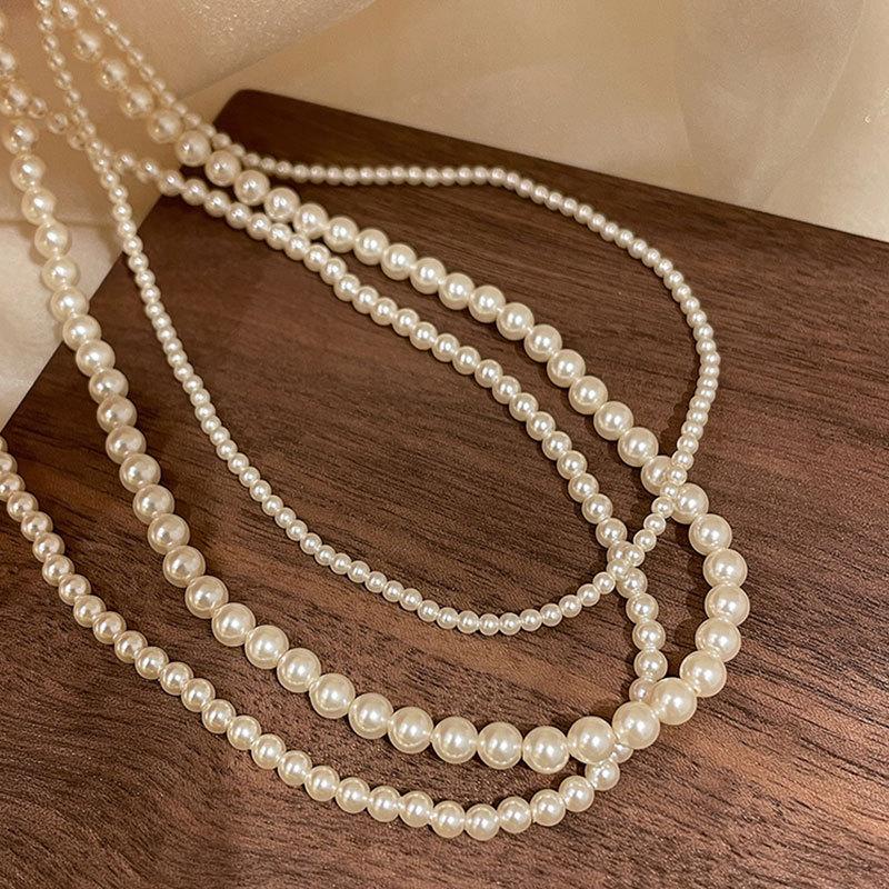 Pearl Necklace, Light Luxury, Niche Design, Collarbone Chain Neck