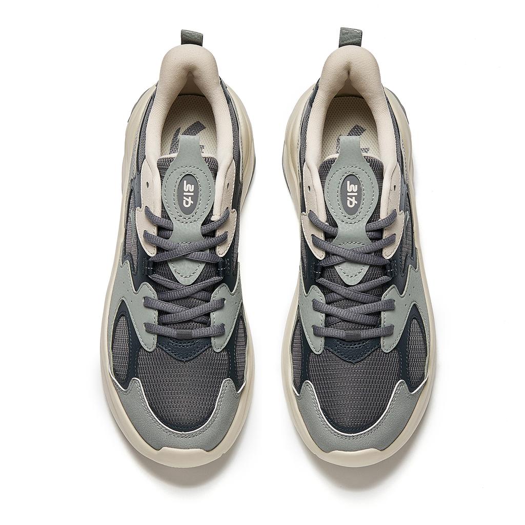 Anta Gravity Sports Comfortable Non-Slip Wear-Resistant Breathable Low-Top Casual Shoes Men Casual Shoes Gray Black 112518811-3