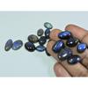 7X9-11X18MM Natural Blue Labradorite Oval Cabochon Loose Gemstone 25Pcs Lot SY-351