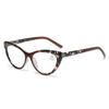 New Fashion Women's Anti-Blue Light Reading Glasses with Bag – European & American Style, Floral Design, Anti-Presbyopia.