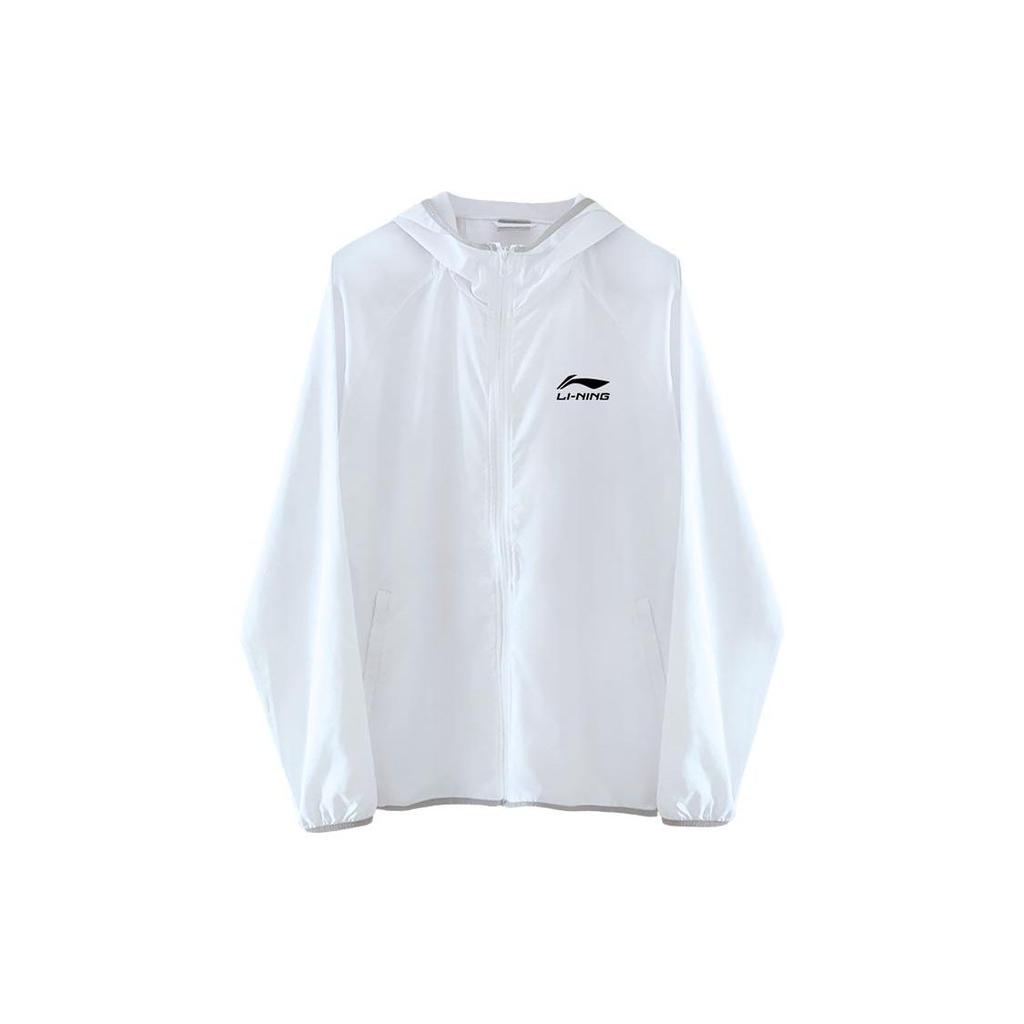 Li-Ning Urban Outdoor Serie Einfarbiges Design mit Reißverschlusskapuze Ultraleicht Atmungsaktiv Schnelltrocknend Wasserdicht Winddicht Sonnenschutzjacke YFDT141-1