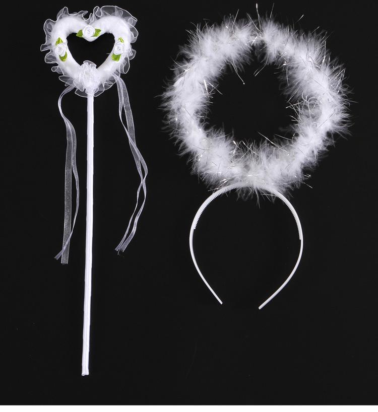 Colorful Angel Feather Wings Costume for Adults and Kids - Perfect for Halloween, Christmas, and Children's Day.