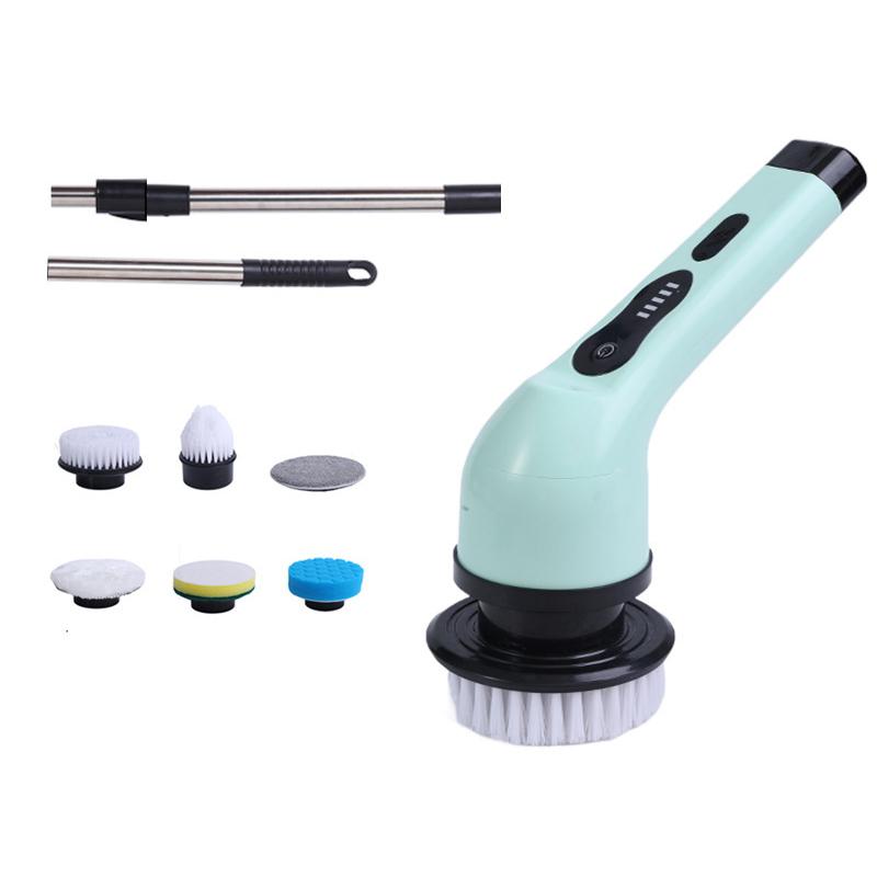9-in-1 Electric Cleaning Brush Electric Spin Cleaning Scrubber Electric Cleaning Tools Parlour Kitchen Bathroom Cleaning Gadgets