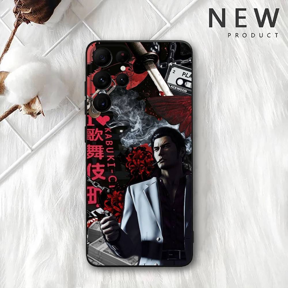 

Yakuza-0 Game Phone Case For Samsung S 25,24,23,22,30,21,10,9,Ultra,Plus,Lite,FE,4,5G Black Soft Case samsungS25ULTRA