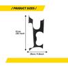For Ford Mustang Carbon 2015- Fiber Gear shift Panel Cover Sticker Trim