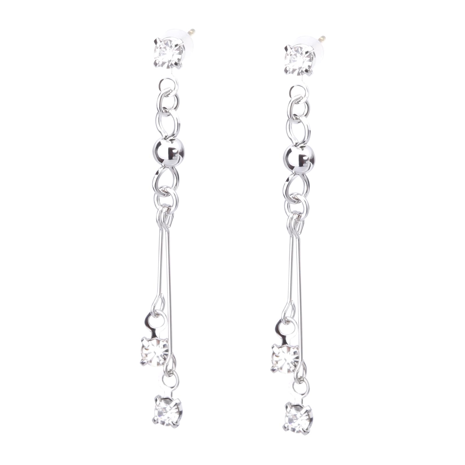 

LOKUMI Made in 18K K18 Swing Nickel Earrings, Japan, Gold, Post, K18, Hypoallergenic, Bijou, Metal, Earrings, Long, Women s, Simple, Stud, Swinging,