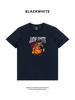 Basketball Bear Print Loose Short-sleeved T-shirt - American Retro Street Style