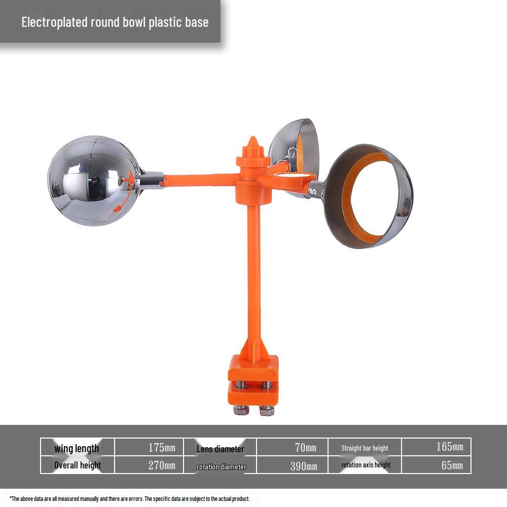 Odblaskowy odstraszacz ptaków zasilany energią słoneczną i wiatrową na farmy zewnętrzne i stawy rybne