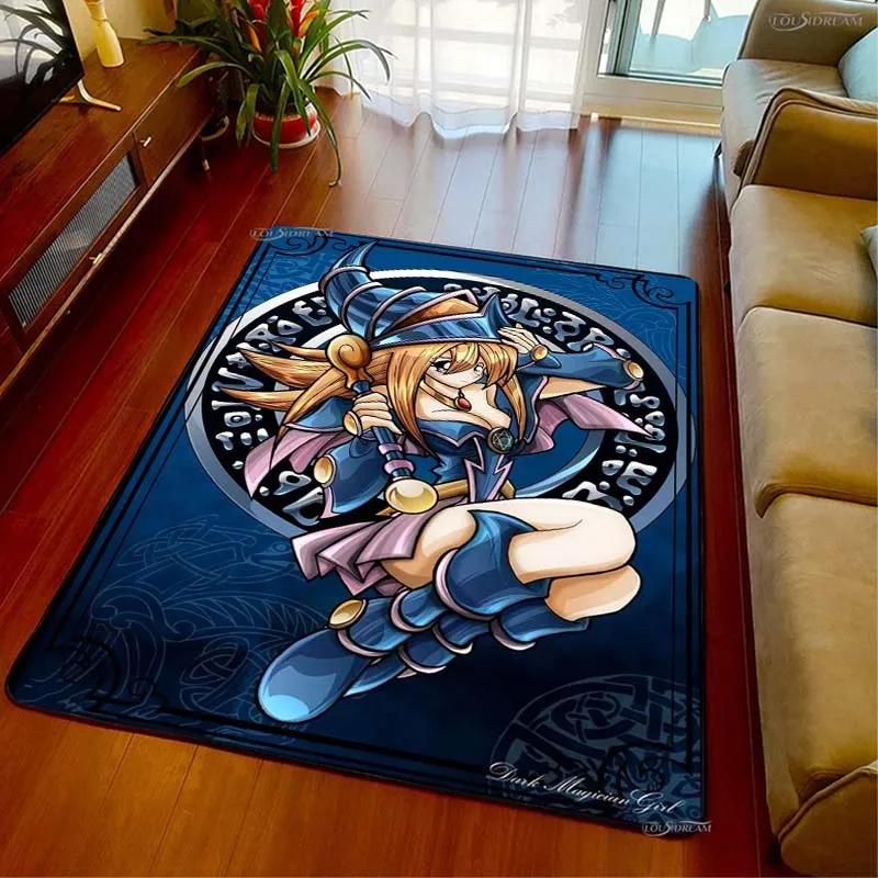 Dark Magician Carpet for Living Room Bedroom Rug Door Kitchen Kid Unslip Floor Mats Birthday gift photography props Alfombra Rug