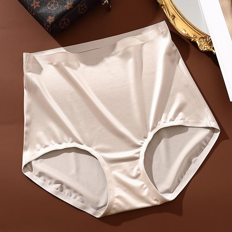 Antibacterial Traceless Non Buttock Panties High Waist Abdominal and Hip Lifting Triangle Women’s Panties