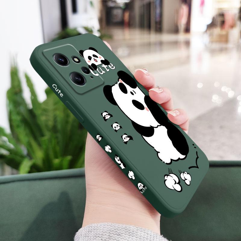 

Paddy Panda Phone Case For Xiaomi Redmi Note 14 13 12 12S 11 11S 10 10T 10S 9 9S 8 7 Pro Plus 4G 5G Liquid Silicone Cover Redmi note 14 4g