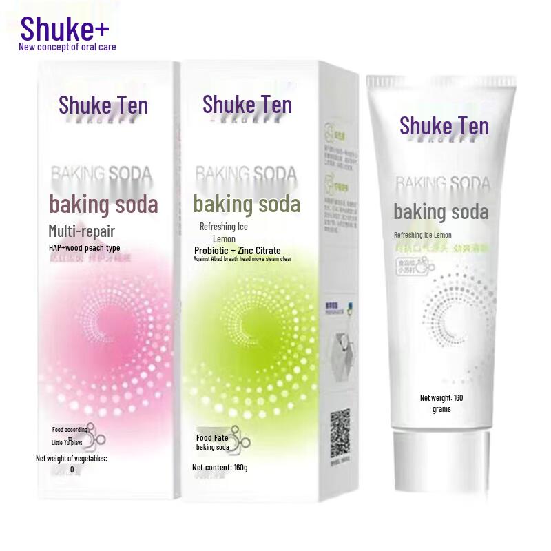 Shuke Baking Soda Toothpaste Twin Pack