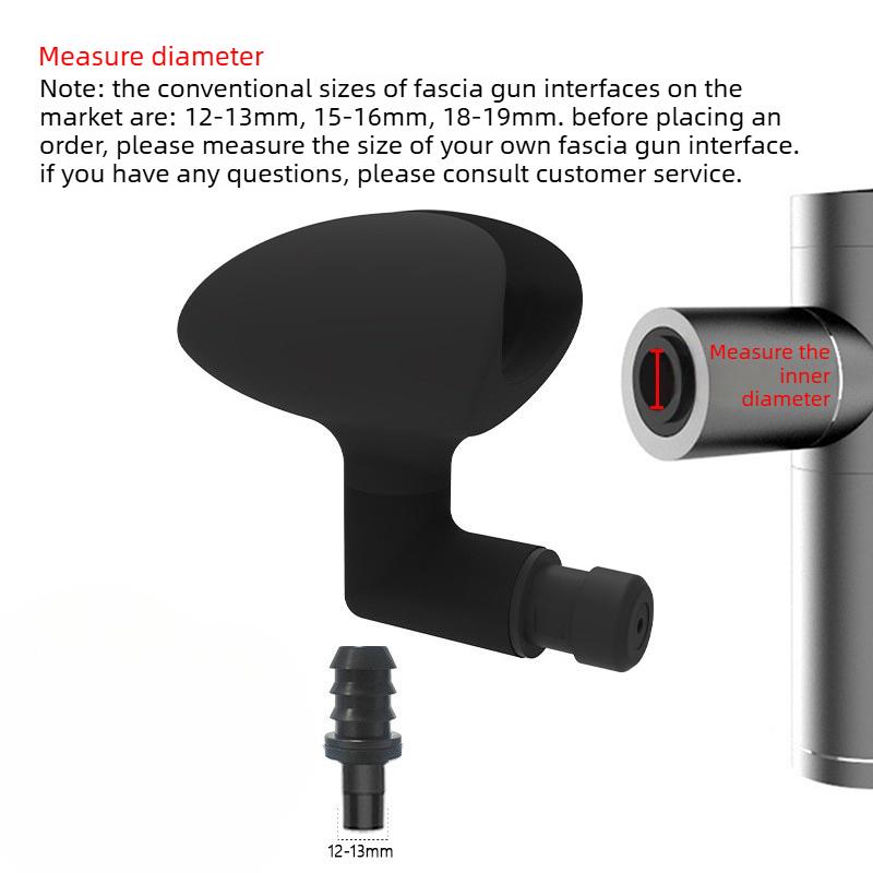Male Masturbation massage Penis Vibration Exercise device Male Relaxation Silicone Massage Gun Head For Masturbation Tool