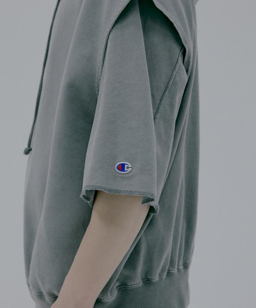 CHAMPION X N.Hollywood Reversible Hooded Sleeveless Dark Grey