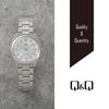 [Citizen Q&Q] Watch Analog Waterproof Metal Band QB78-201 Men's Silver