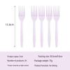 New Taro Purple Tableware Set: Solid Color Paper Plates, Cups, Napkins, Tablecloth - Disposable Party Supplies