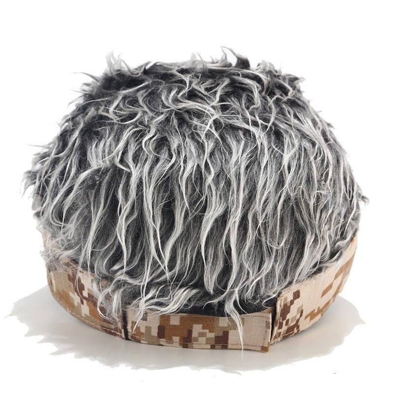 Wig Hat Camouflage Baseball Hat Male Street Hip Hop Duck Tongue Hat Female