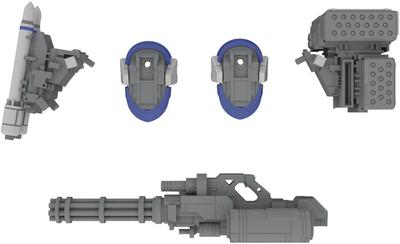 PM Office A POWER DoLLS2 Power Loader Armored Infantry Weapon Set 3 Shoulder Parts for Attaching Weapons DRu35 MLC R25 Rocket M7A Gatling Gun Total