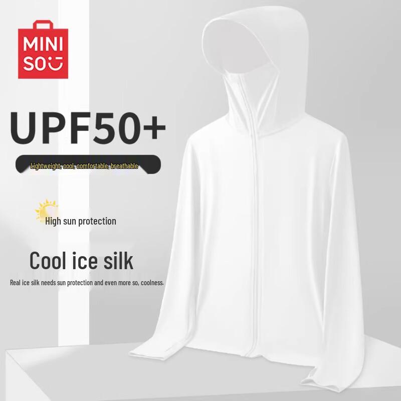 MINISO Women s Ice Silk Sun Protection Hoodie Jacket XL