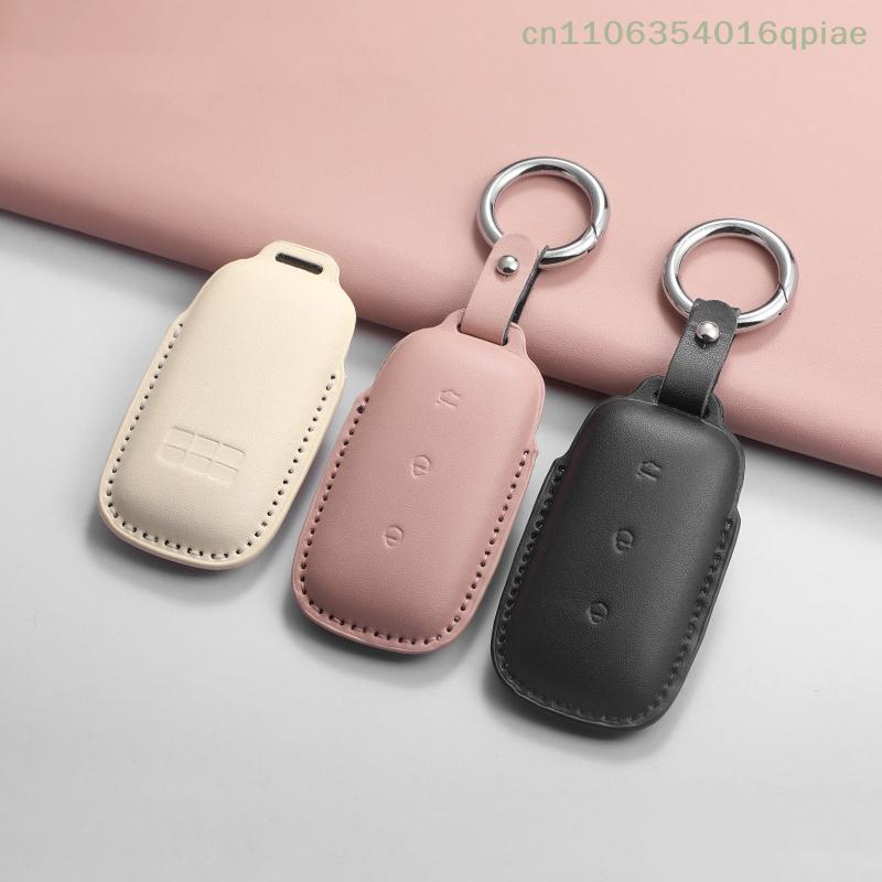 3 Buttons Car Key Case Cover Shell Fob For Geely Galaxy L7 2026 L6 MAX 1.5T Plus AIR PRO PU Car Remote Keychain Accessories