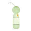 Pet Water Bottle Leakage Proof Portable Dog Water Dispenser Feeder for Short Trip Outdoor Green