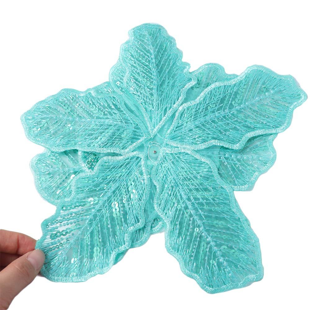 Embroidered Flower Multi-layer Appliques Sequin Clothing Applique DIY Clothing Patches Dressmaking