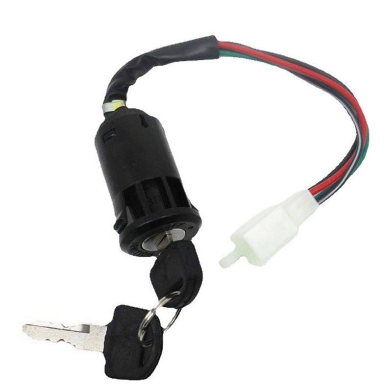 

4 Pin Ignition Key Switch 4 Wire for 50cc 70cc 90cc 110cc 125cc ATV Dirt Bike Pocket Bike Motorcycle 1