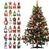 Christmas Advent Calendar 2025 Acrylic 2D Gnome Tree Pendant Ornaments Holiday Countdown Calendar Xmas Navidad Party Supplies