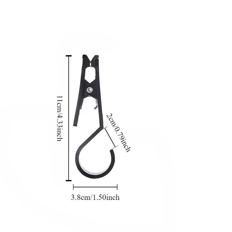 6Pcs Portable Outdoor Canopy Clip - Multi-functional Hooks for Camping and TravellingTent Accessories Tent Hook Camping Accessories
