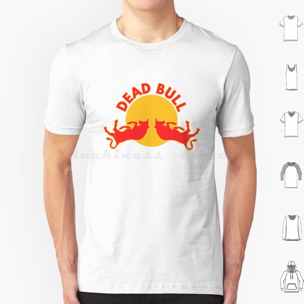 Dead Bull  Funny Logo  Cute Animals  Funny Animals  Weird Cute Tee T Shirt Big Size 100 Cotton Funny Humorous Humor Cute S