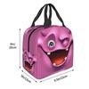 Funny Expression  Portable Lunch Box for Women Waterproof  Thermal Cooler Food Insulated Lunch Bag School