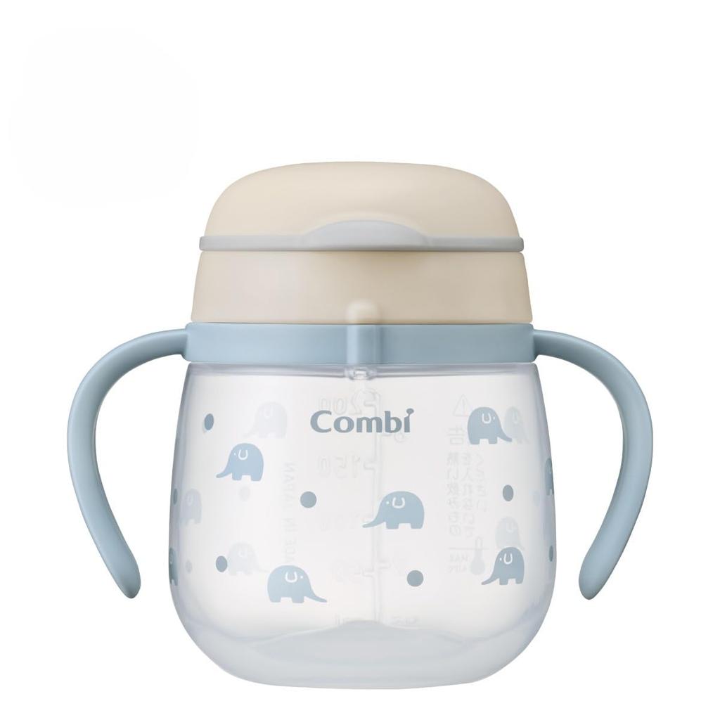 Combi Rakumug First Elephant for ages 5 months and Made in Japan Mug Series Cup, 240ml, Design, up,