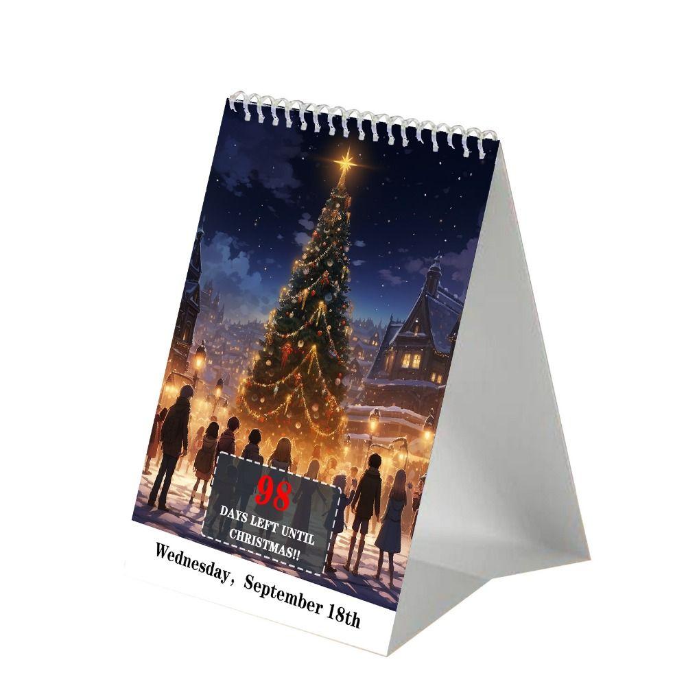 100 Day Tear Off Countdown Calendar Creative Christmas Countdown Calendar  Home Decor