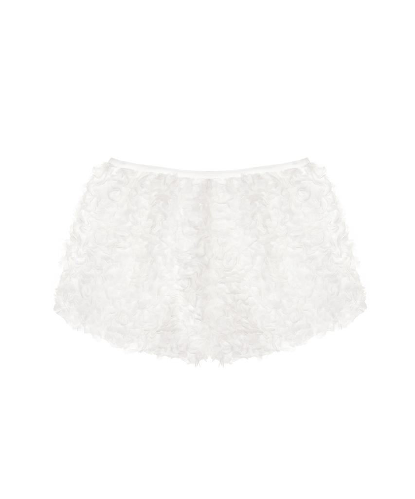 Nigaennikol Flower Micro Short Pants_Ivory