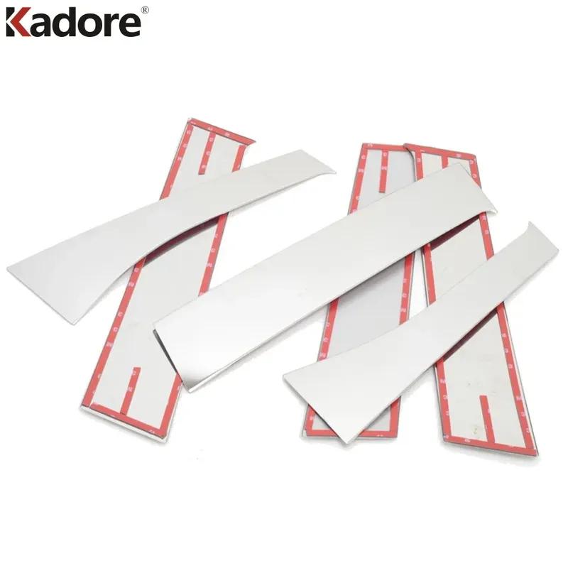 Window Center Pillar Cover Trim For Mitsubishi Outlander 2013-2016 2017 2018 Steel Car Accessories Middle C Pillars Post Strip