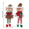 Large Size Christmas Plush Leg Elf Doll Ornaments for Boys and Girls Elf Dolls New Year Home Decorations Christmas Tree Hangings