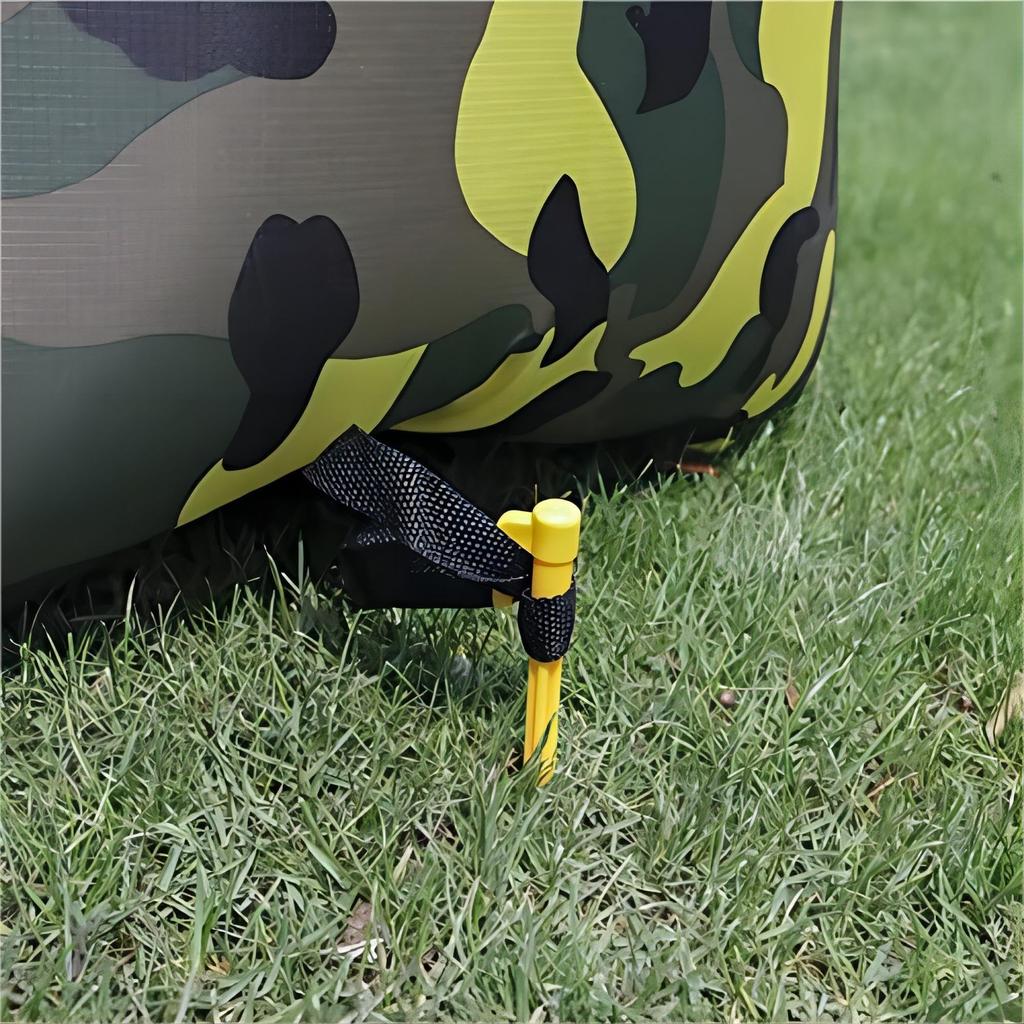 MUXSAM Plastic Pegs, Set of 4, Length 14.5cm, Lightweight, Outdoor
