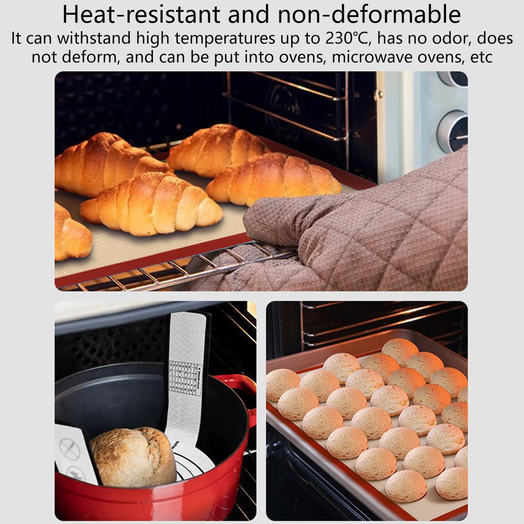 Professional Grades Silicone Baking Mat Nonstick Front Silicone Baking Pad For Home Kitchens And Art Studio