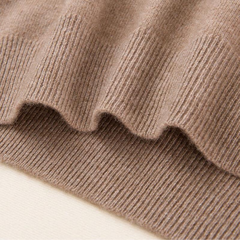 Hengyuanxiang Women's V-Neck Thick Cashmere Thermal Vest