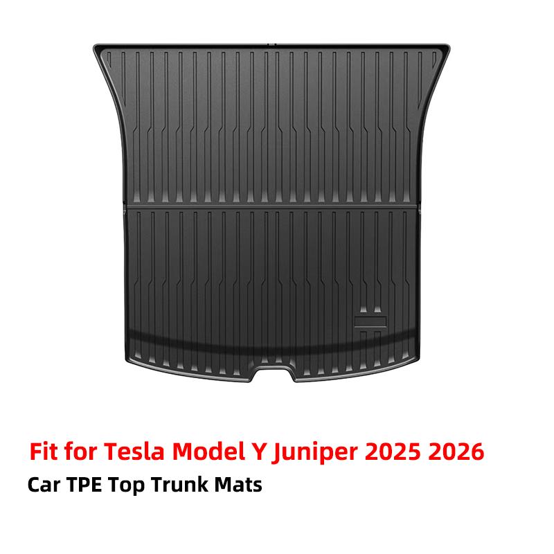 For Tesla Model Y Juniper Floor Mats All Weather Non-Slip Trunk Mats & Cargo Liners for Tesla 2025 2026 Car Interior Accessories