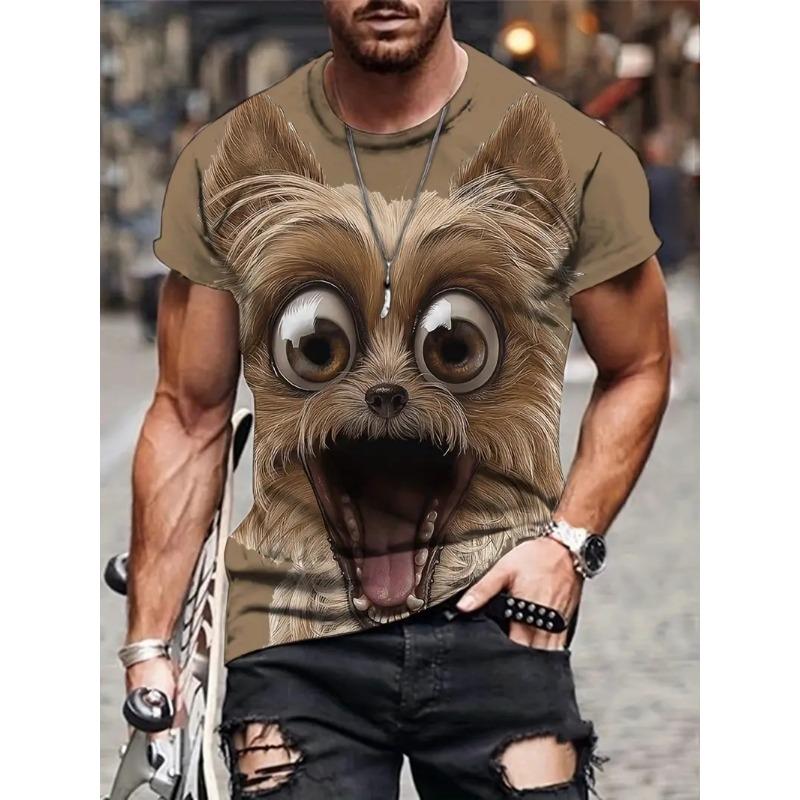 Herren T-Shirts Tier Drachen Muster 3D Druck Tops Tees Sommer Neue Frauen Streetwear Mode Übergroße T-Shirt Männer Kleidung