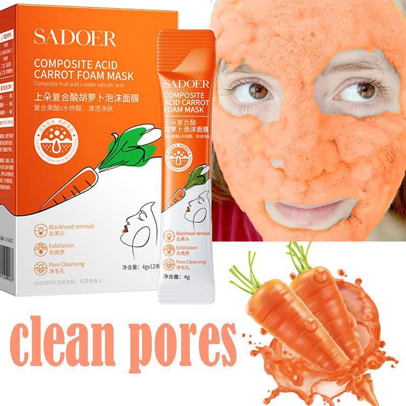 Face Cleaning Bubble Mask Shrinking Pore Remove Blackhead Deep Cleansing Oil Control Anti-Acne Brighten Whitening Face Skin Care