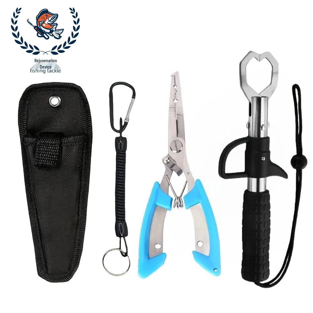 Multi-Functional Rust-Proof Fishing Pliers Set with Line Cutter