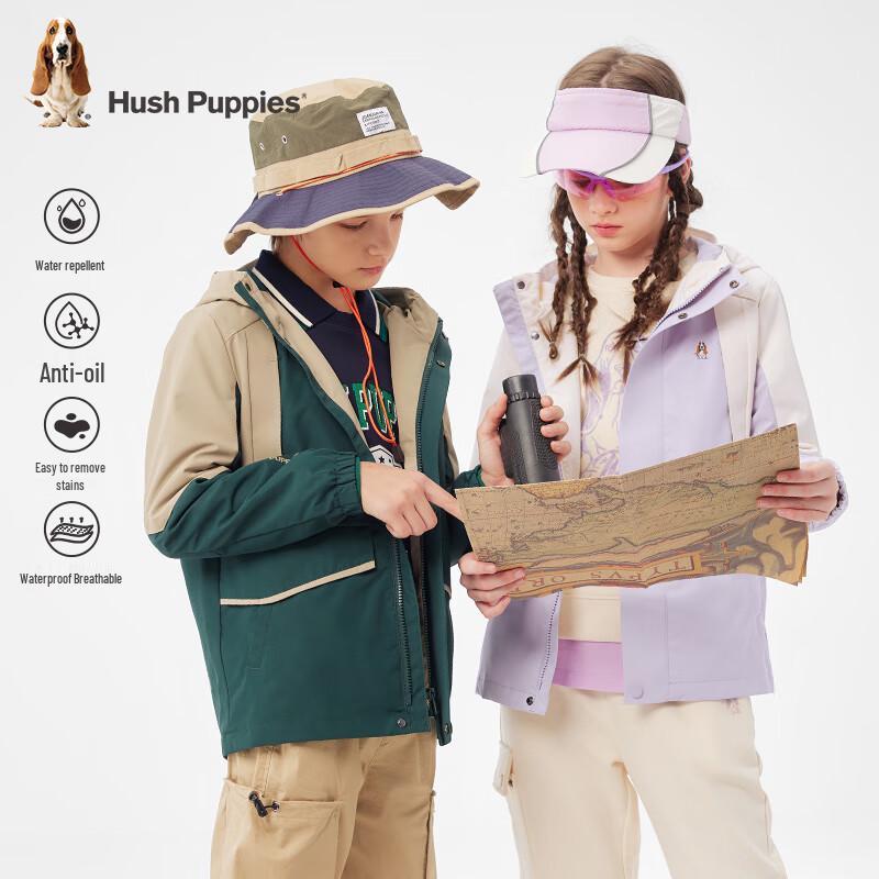 Hush Puppies Kids' Autumn 3-Proof Hooded Jacket