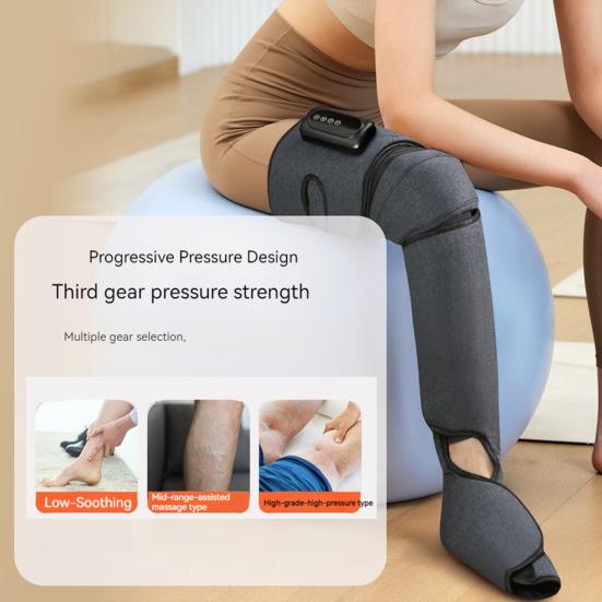 

Yousheng Air Compression Massager 3 Modes Adjustable 360-degree Full Coverage Rechargeable Deep Tissue Electric Leg Foot Massage Device 2pcs