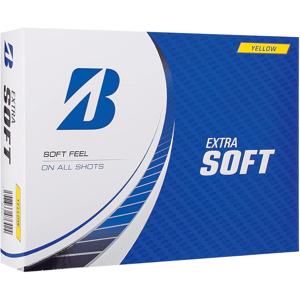 Bridgestone Extra Soft Golf Balls 2023 Model 12 Pack Yellow