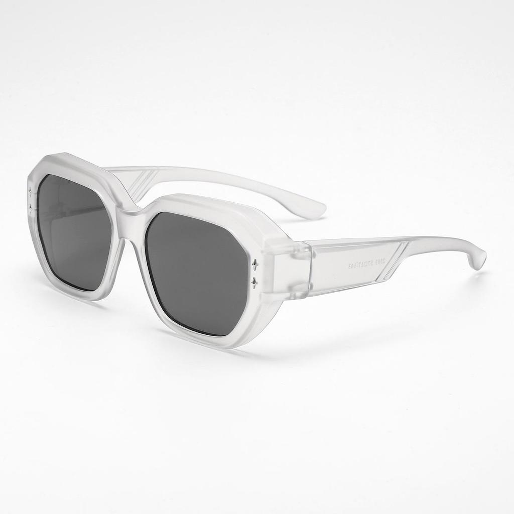 2025 European & American Versatile Ins Rivet Polygon UV-Blocking Polarized Sunglasses for Men & Women - Modern National Tide Style