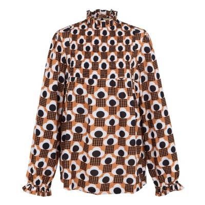 Womens/Ladies Orla Kiely Rain Cloud Winter Blouse