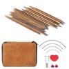 Handcraft Wood Knitting Needle Interchangeable Circular Set With Vibranting Color